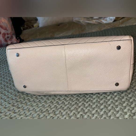 KARL LAGERFELD PARIS Triple-Compartment Leather Tote, like new condition - Picture 3 of 8